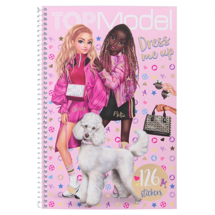 Top Model Dress Me Up Bling Bling Book - Bright Star Toys