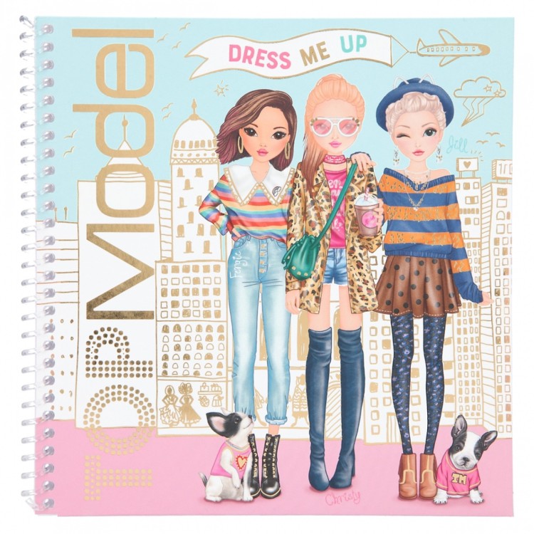 Top Model Dress Me Up Stickerbook