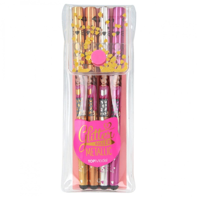 Top Model Metallic Gelpen Set