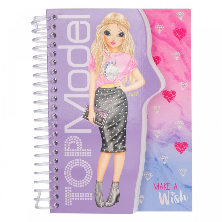 Top Model Mini Spiral Book with Nadja Cover