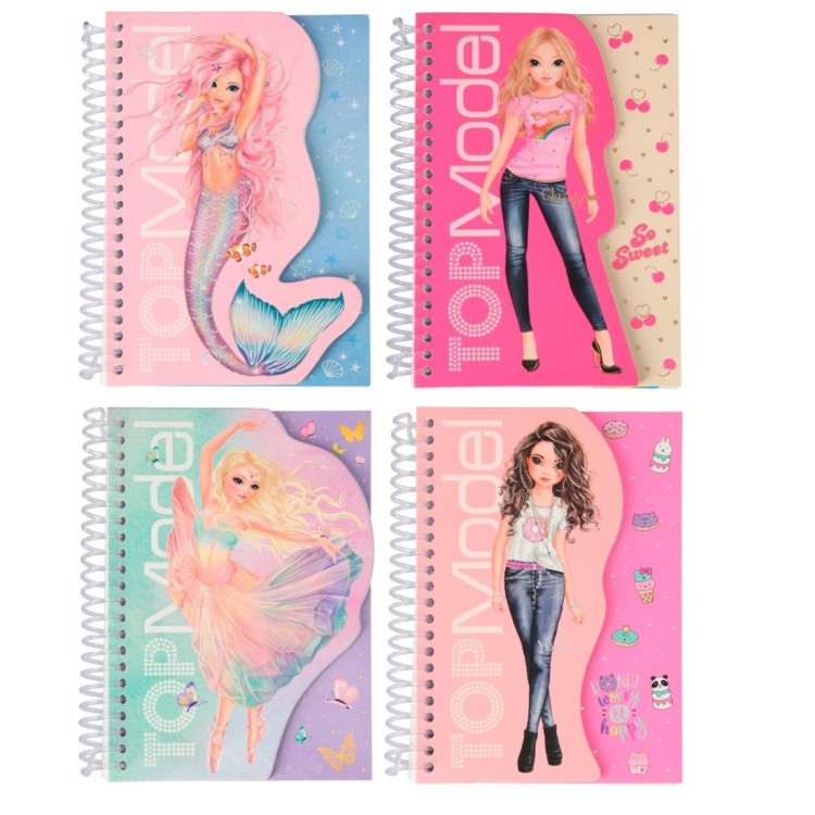 Top Model Mini Spiral Design and Notebook (One Design Chosen at Random)