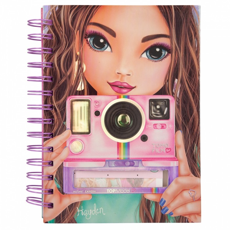 Top Model Notebook with Selfie Notes