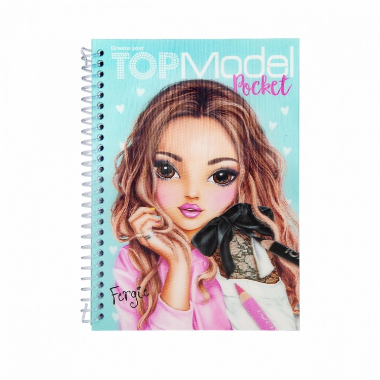 Top Model Pocket Colouring Book 3D Cover - Fergie