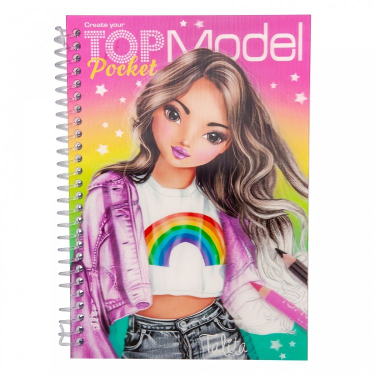 Top Model Pocket Colouring Book with Talita Cover