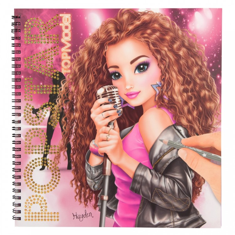 Top Model Popstar Colouring Book