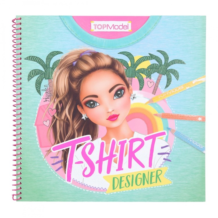 Top Model T-Shirt Designer Colouring Book