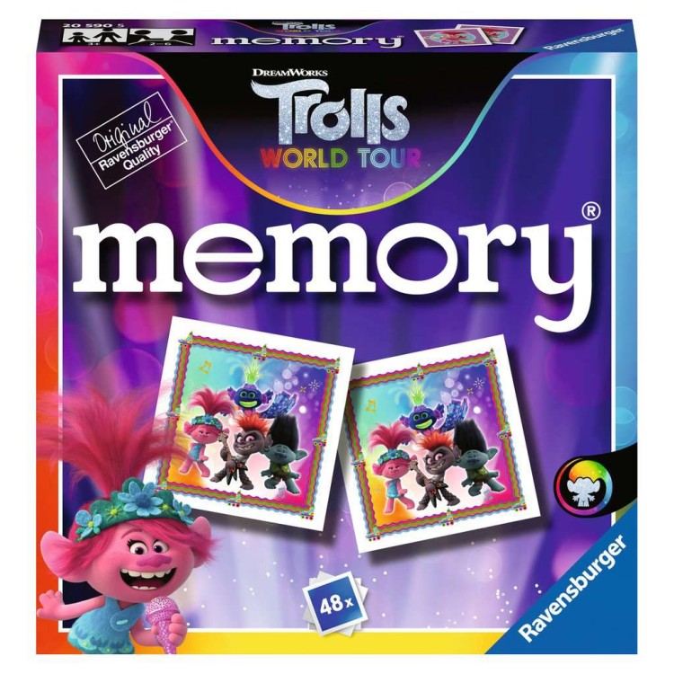 Ravensburger Trolls 2 World Tour Mini Memory Game