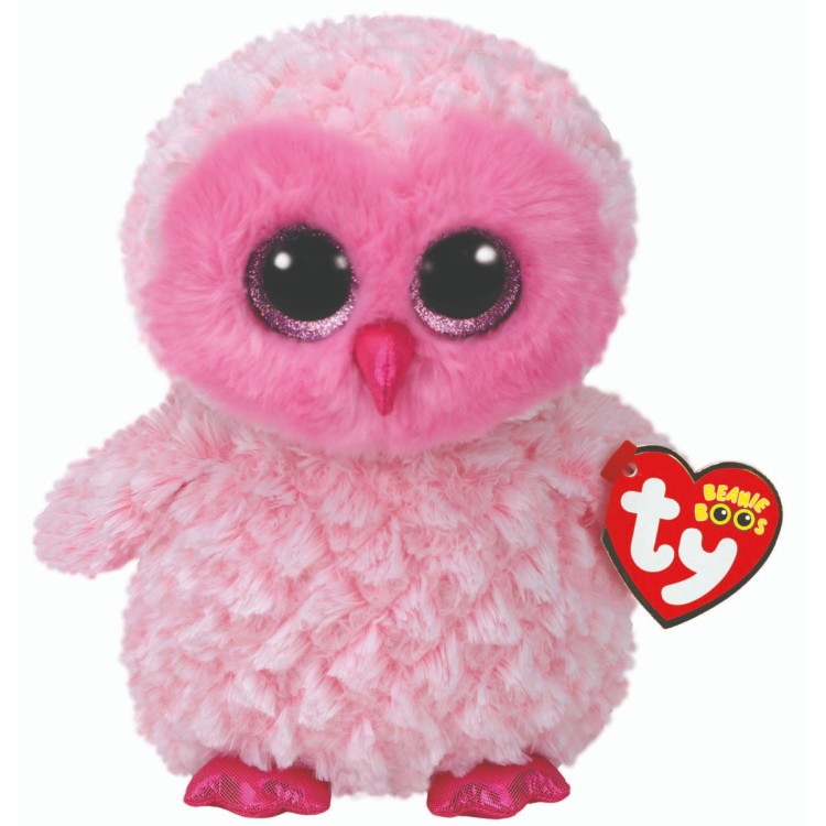 TY Twiggy the Owl Beanie Boo Medium Size