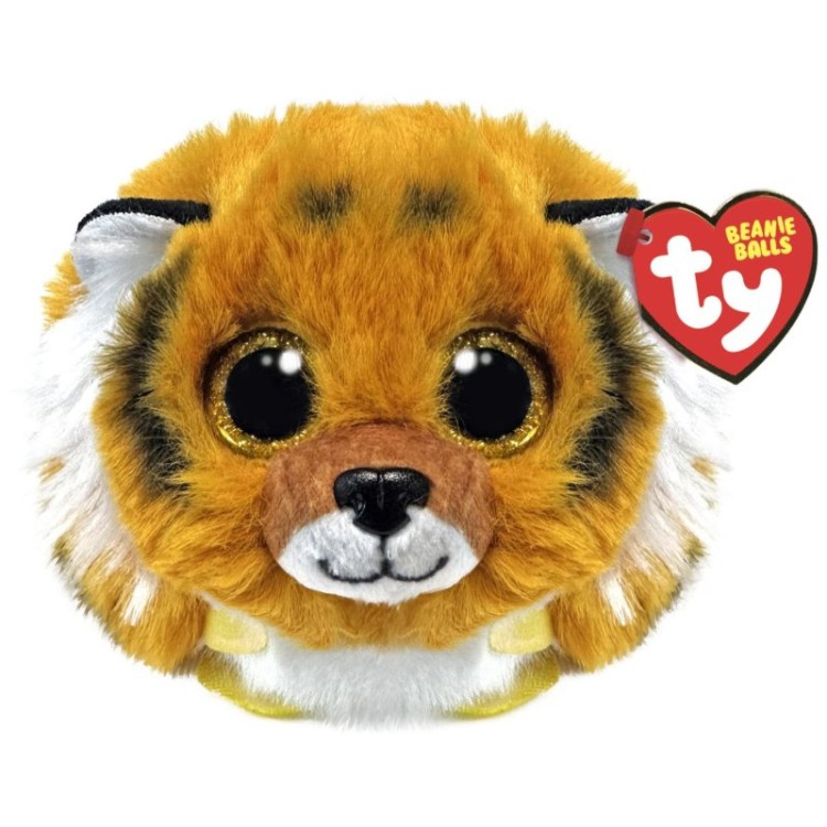TY Beanie Balls Plush - Clawsby the Tiger (Puffies)