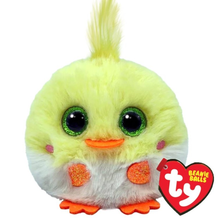 TY Eggy the Chick Beanie Balls Puffies