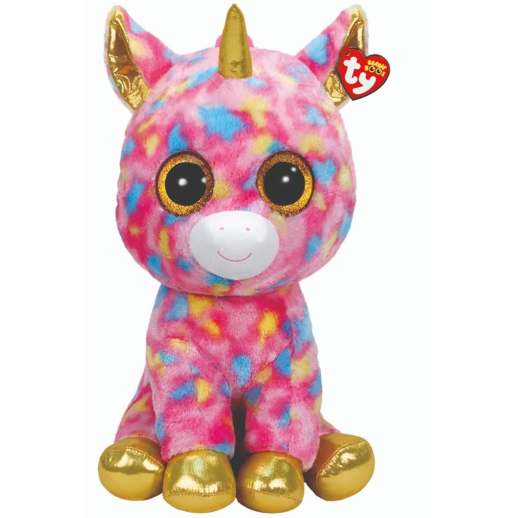 TY Fantasia the Unicorn Beanie Boo Large Size