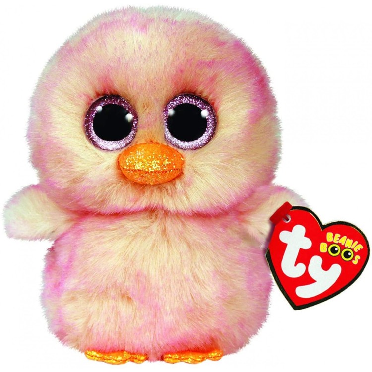 TY Feathers the Chick Beanie Boo Regular Size