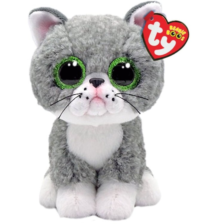 TY Fergus the Cat Beanie Boo Regular Size