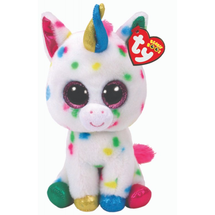 TY Harmonie the Unicorn Beanie Boo Medium Size
