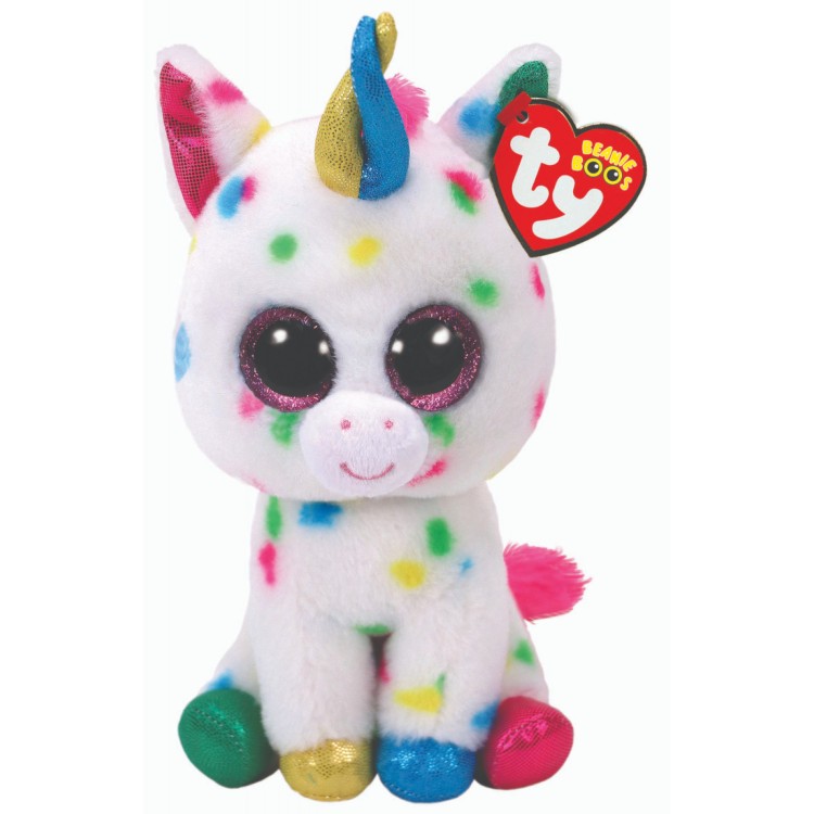 TY Harmonie the Unicorn Beanie Boo Regular Size