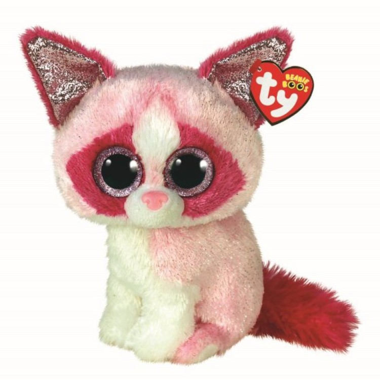TY Mai the Pink Cat Beanie Boo Regular Size