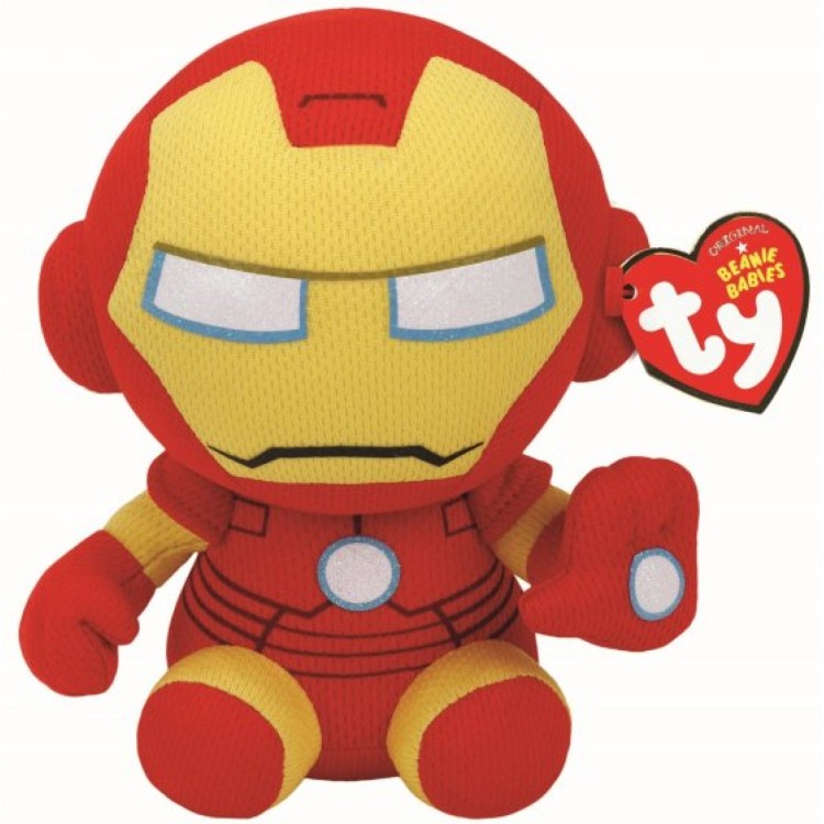 TY Marvel Iron Man Beanie Babies Regular Size