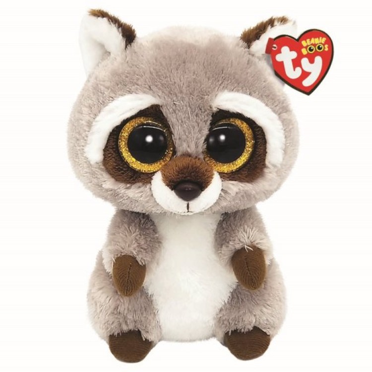 TY Oakie the Raccoon Beanie Boo Regular Size