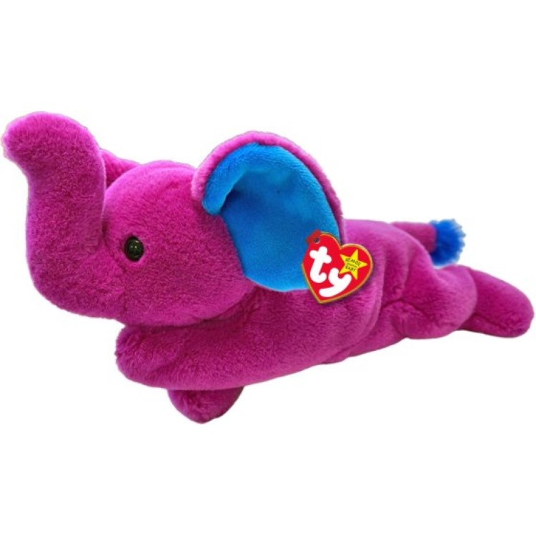 TY Original Beanie Baby Plush - Peanut the Elephant II (Beanie Babies)