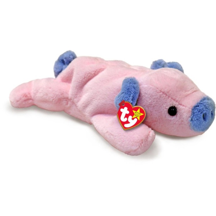 TY Original Beanie Baby Plush - Squealer the Pig II (Beanie Babies)
