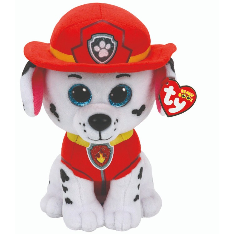 TY Paw Patrol Marshall Beanie Boo Medium Size