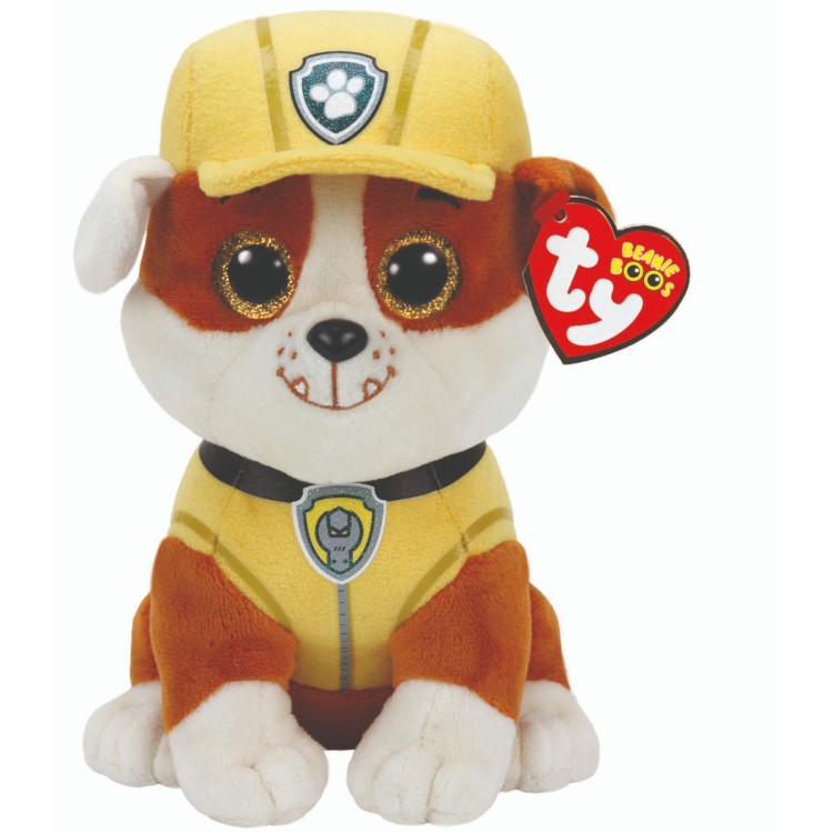 TY Paw Patrol Rubble Beanie Boo Regular Size