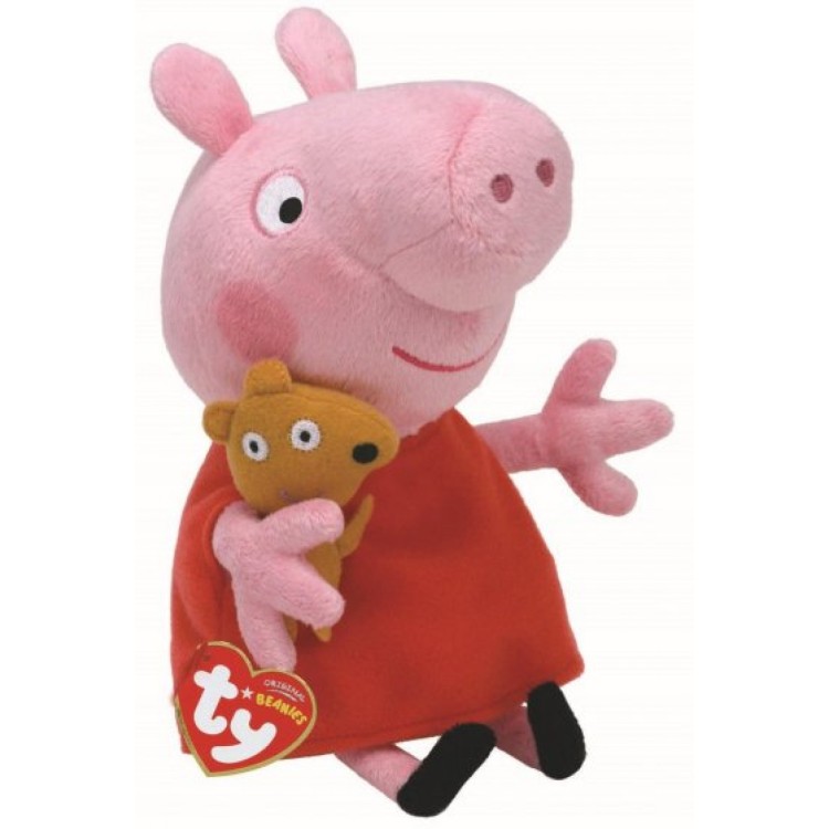 TY Peppa Pig Beanie Boo Regular Size