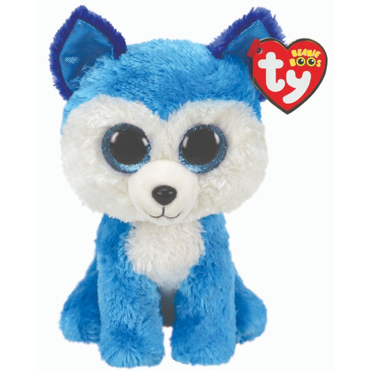 TY Prince the Blue Husky Beanie Boo Regular Size