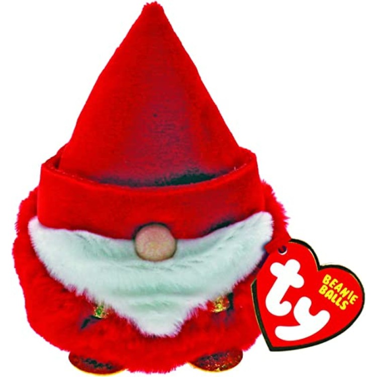 TY Beanie Balls (Puffies) Gnorbie the Gnome Christmas 2022 Plush