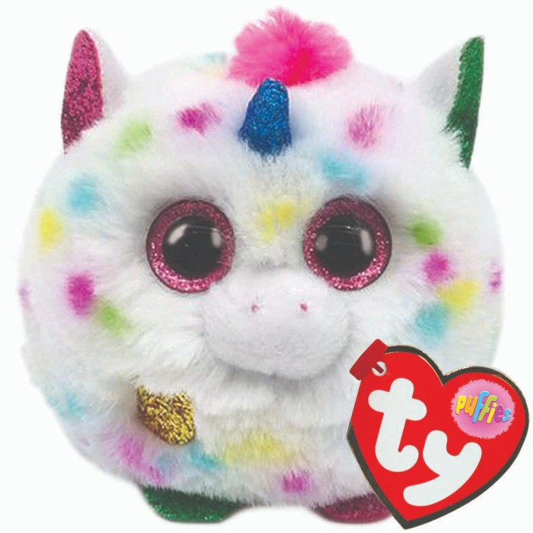 TY Puffies Harmonie the Unicorn Plush