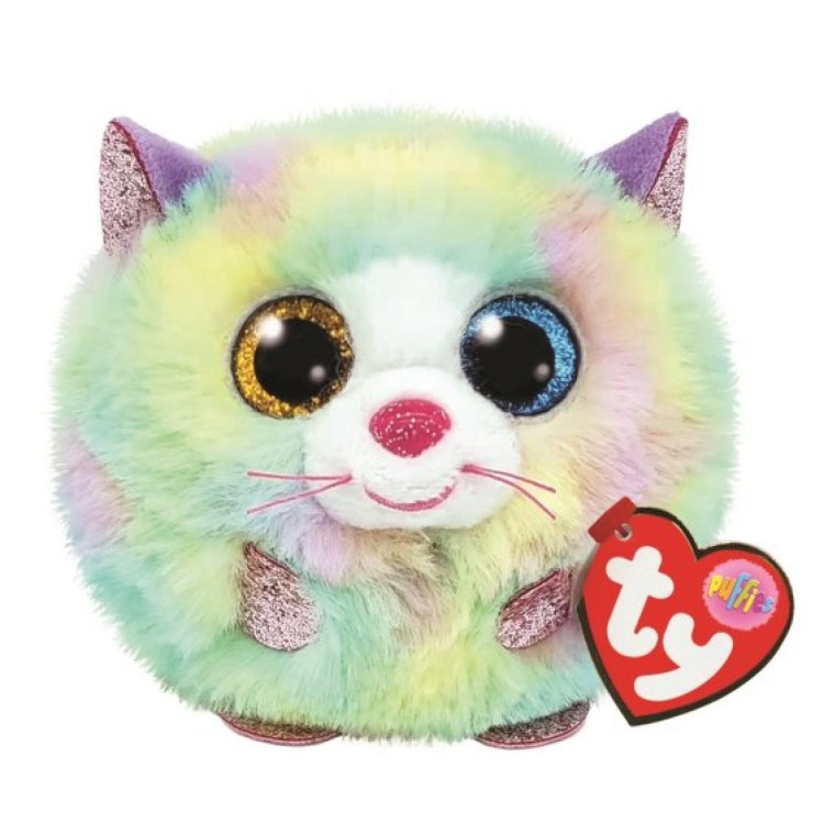 TY Beanie Balls Plush - Heather the Cat (Puffies)