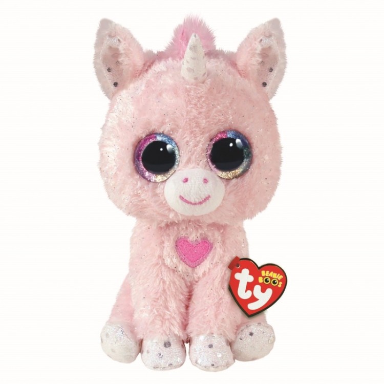 TY Snookie the Unicorn Beanie Boo Regular Size