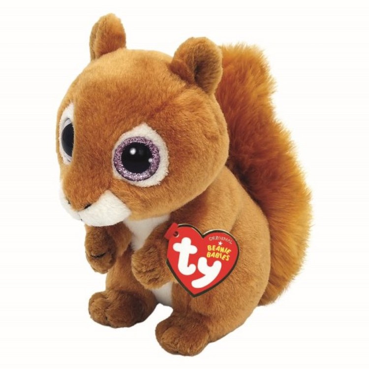 TY Squire the Squirrel Original Beanie Regular Size
