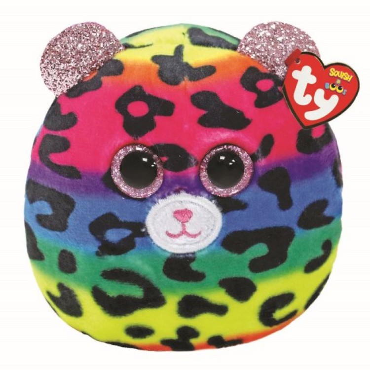 TY Squish a Boos Dotty the Leopard Mini Plush