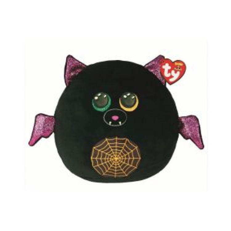 TY Squish a Boos Eerie the Bat Small Halloween Plush