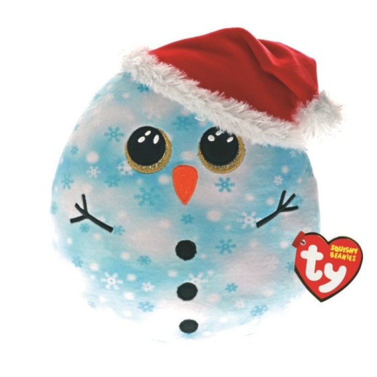 TY Squish a Boos Fleck the Snowman 10