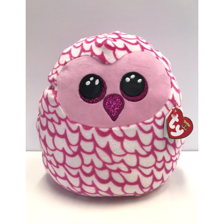 TY Squish a Boos Pinky the Owl 10