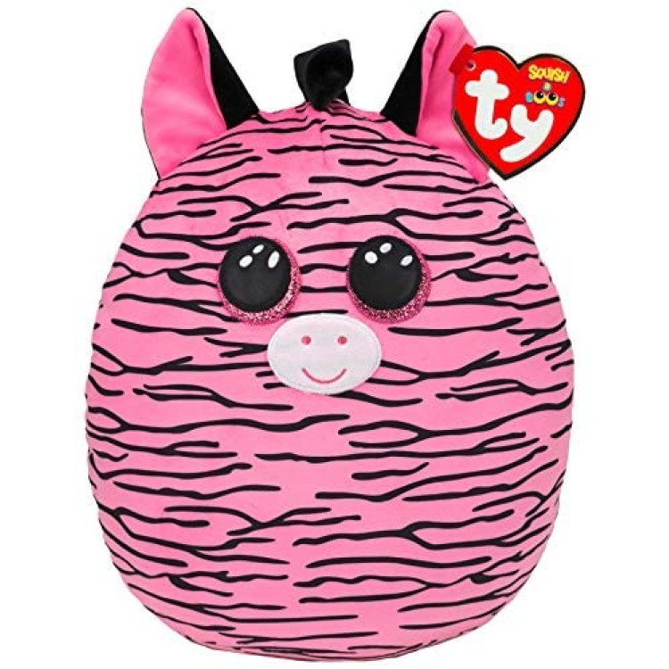 TY Squish a Boos Zoey the Pink Zebra