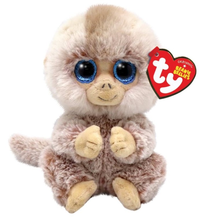 TY Stubby the Monkey Beanie Bellies Regular Size