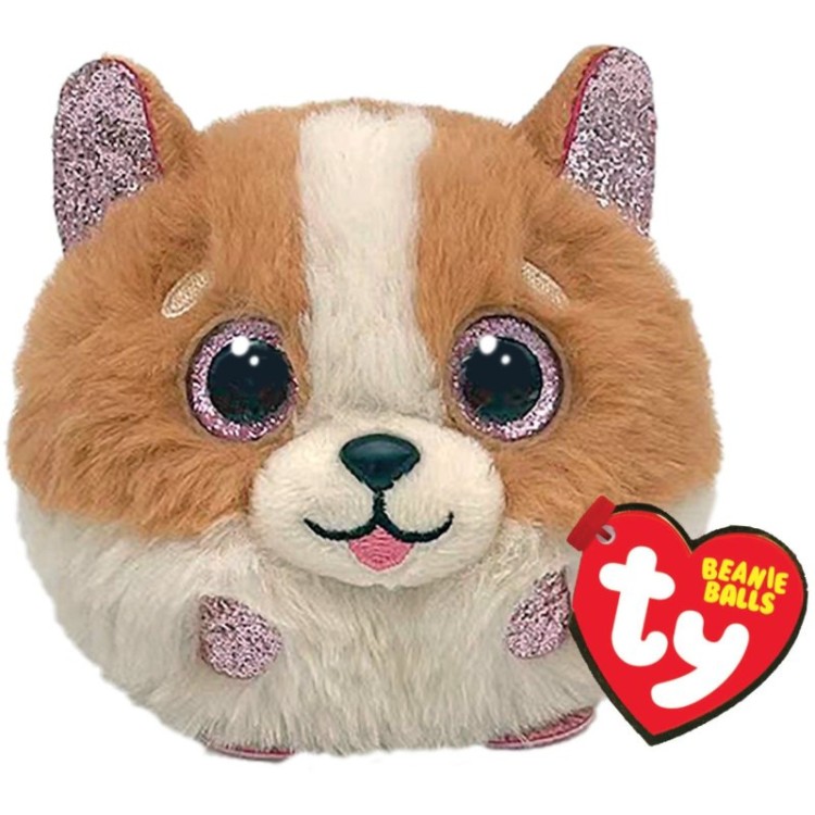 TY Tanner the Dog Beanie Balls Puffies