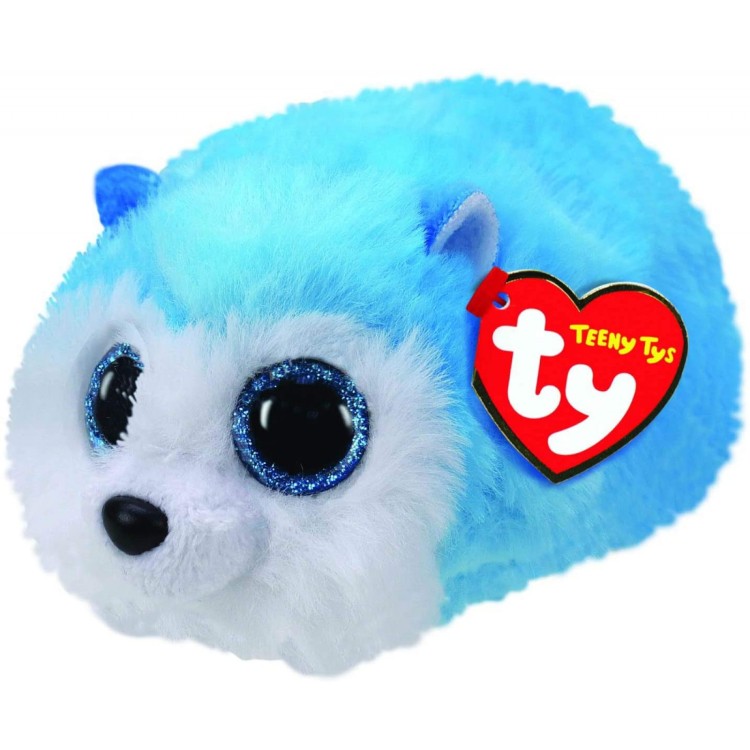 TY Teeny Ty Slush the Husky Plush