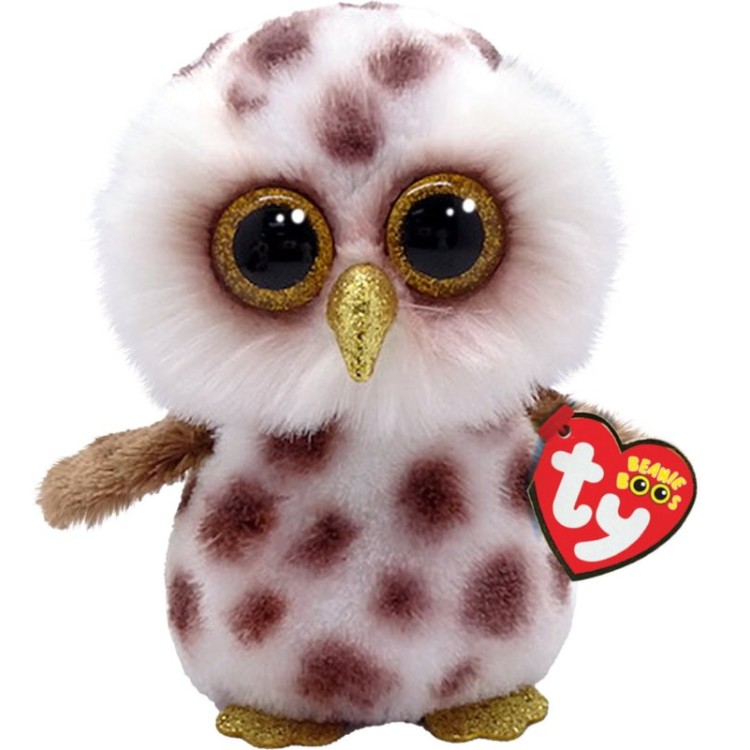 TY Whoolie the Owl Beanie Boo Regular Size