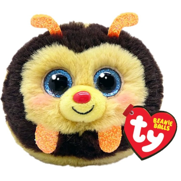 TY Zinger the Bee Beanie Balls Puffies