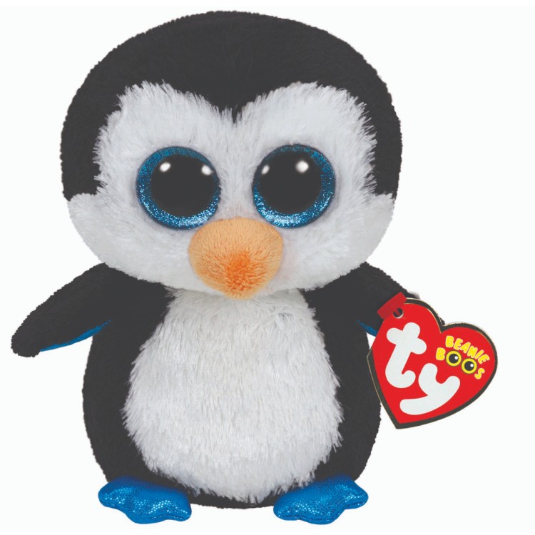 TY Waddles the Penguin Beanie Boo Regular Size