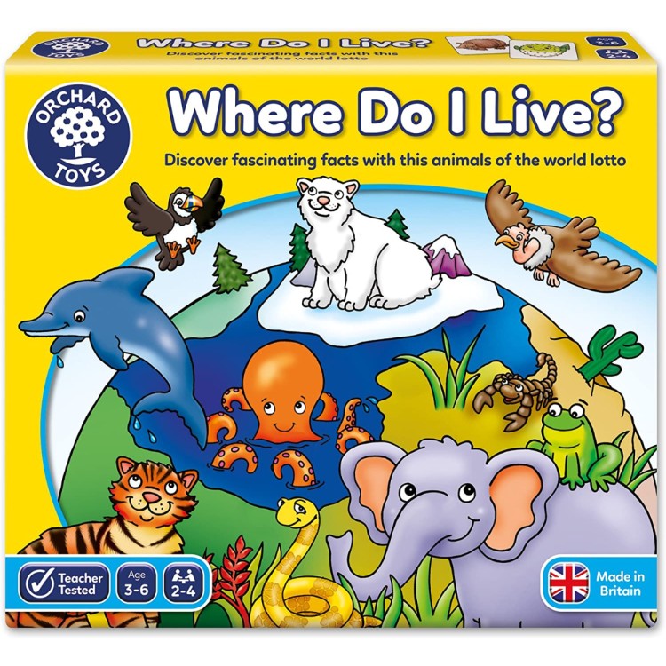 Orchard Toys Where Do I Live? Game