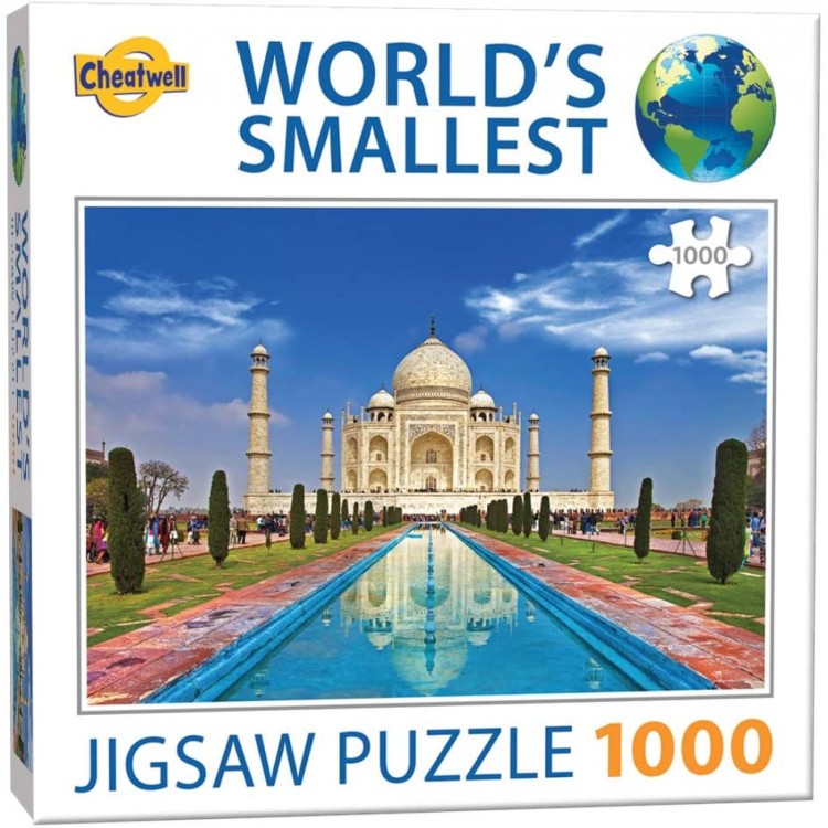 World's Smallest Jigsaw Puzzle 1000 Pieces - Taj Mahal