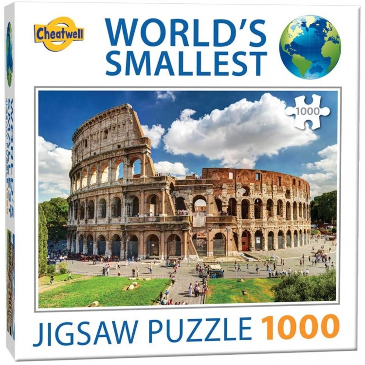 World's Smallest Jigsaw Puzzle 1000 Pieces - The Colosseum Rome