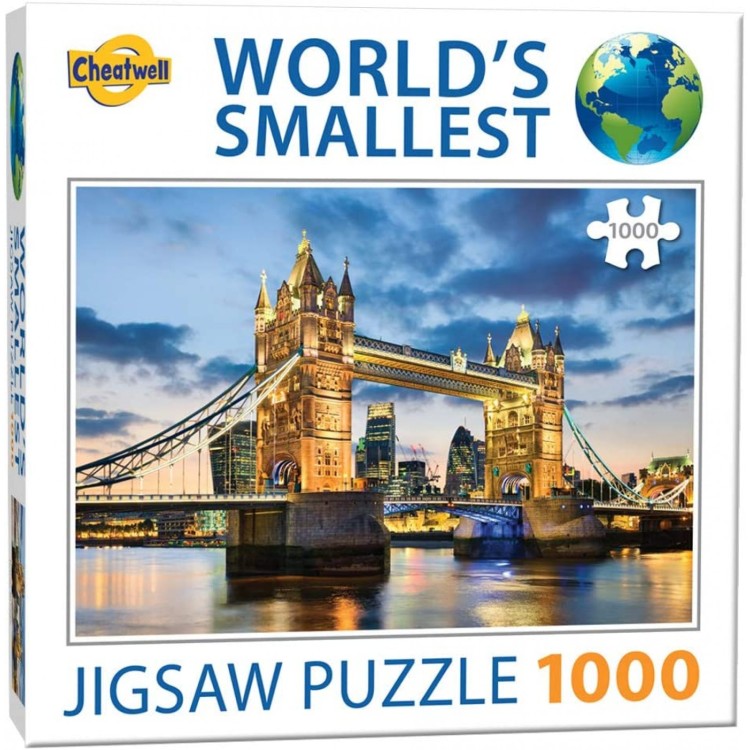 World's Smallest Jigsaw Puzzle 1000 Pieces - Tower Bridge